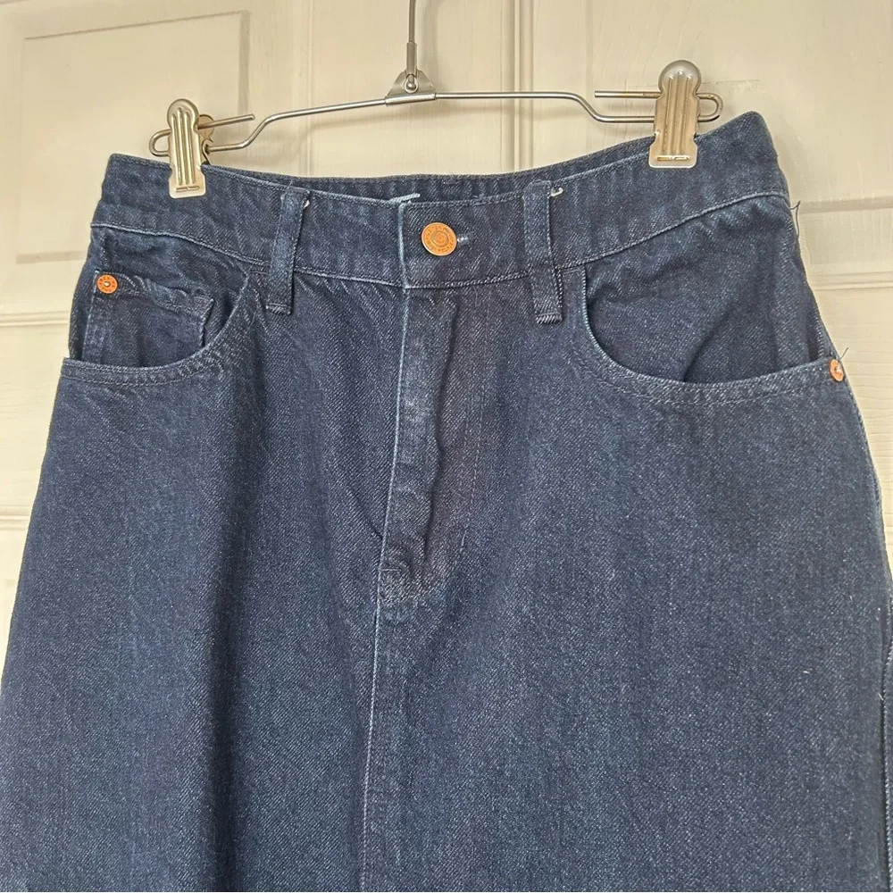 Free People Wilshire Denim Midi Skirt